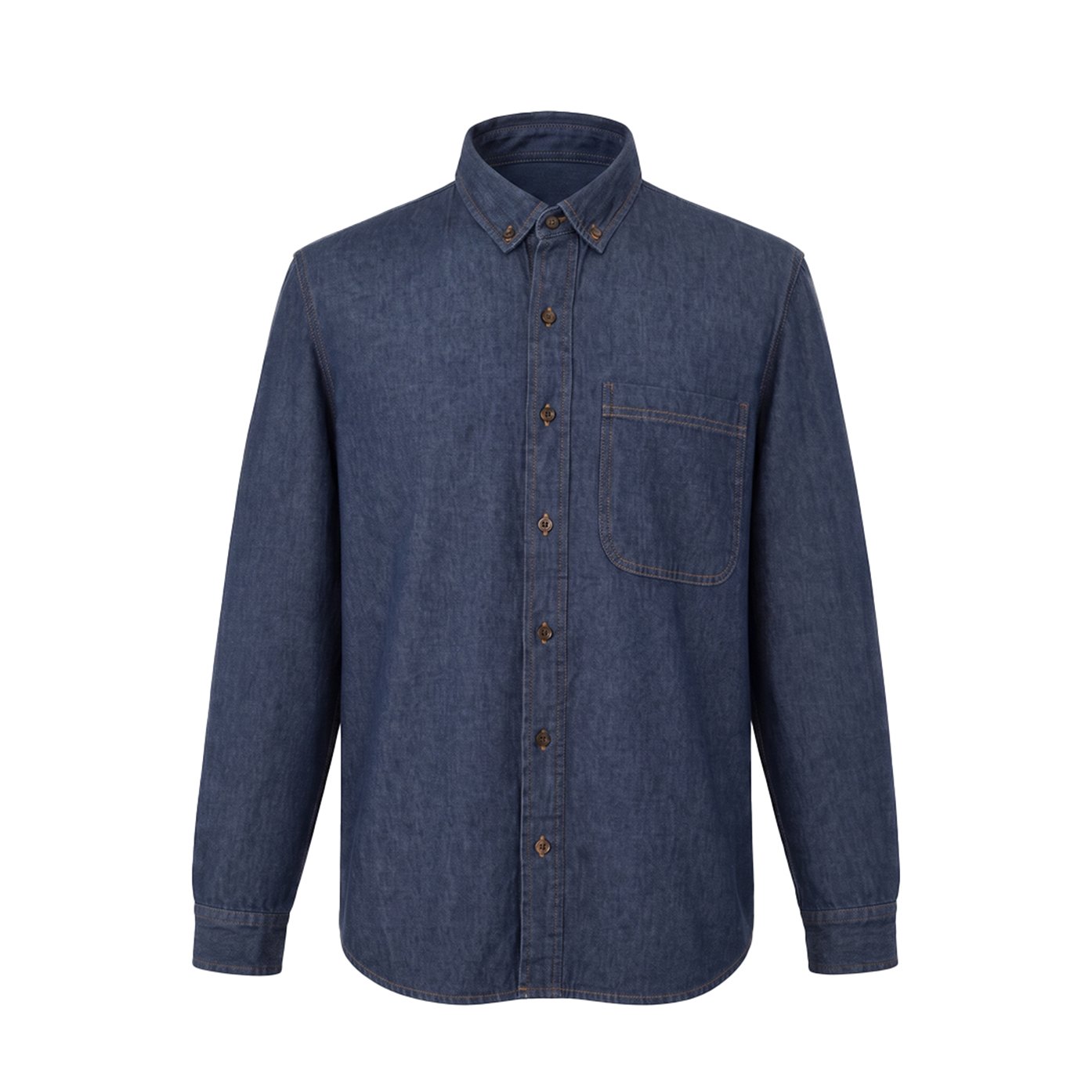 CAMISA MEZCLILLA MANGA LARGA 12 OZ 100% ALGODÓN