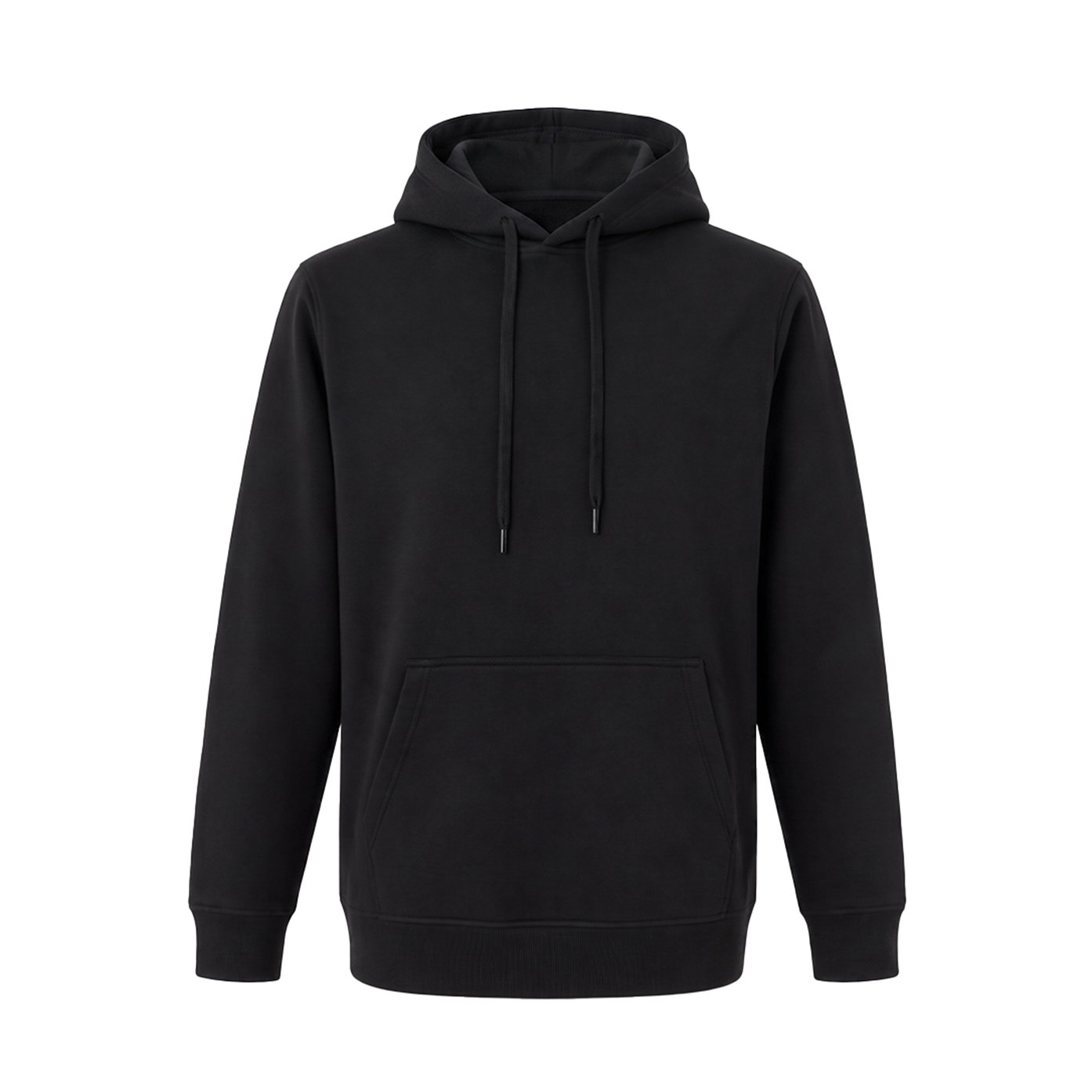 SUDADERA CERRADA CON CAPUCHA Y BOLSA DE CANGURO UNISEX